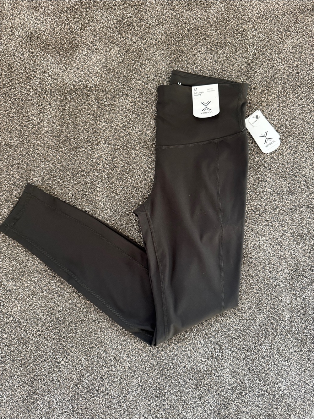 Xersion Olive Green Full Length Leggings